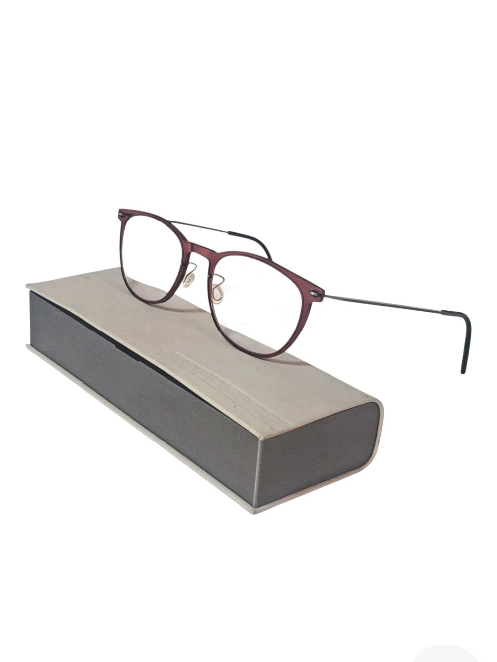 Lindberg NOW Titanium 6529 47[]20-C04 (T802-140-P10)  Burgundy Dipper Unisex